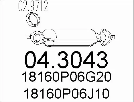 Catalytic Converter (04.3043)