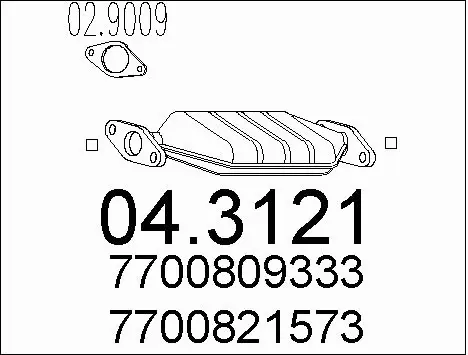 Catalytic Converter (04.3121)