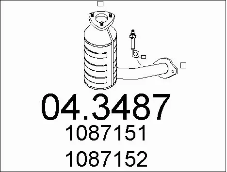 Catalytic Converter (04.3487)