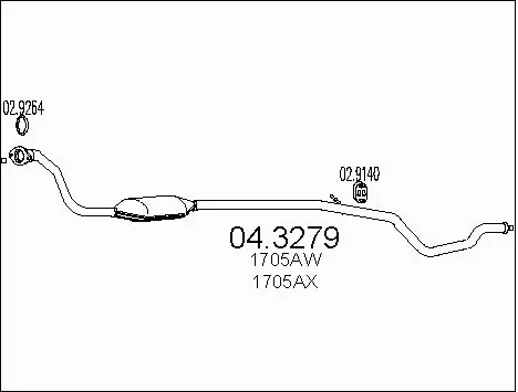 Catalytic Converter (04.3279)