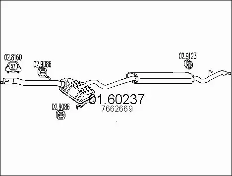Rear Muffler (01.60237)