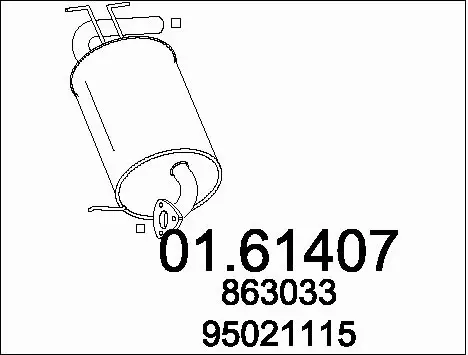 Rear Muffler (01.61402)