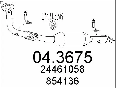 Catalytic Converter (04.3675)