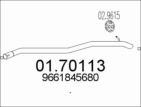 Exhaust Pipe (01.70113)