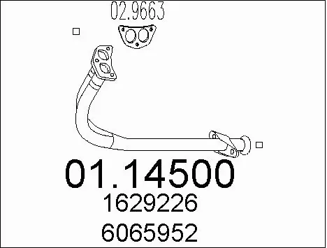 Exhaust Pipe (01.14500)