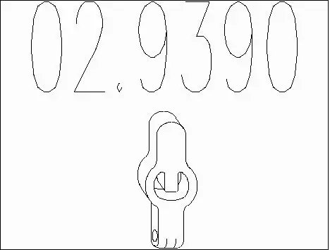 Rubber Buffer, muffler (02.9390)