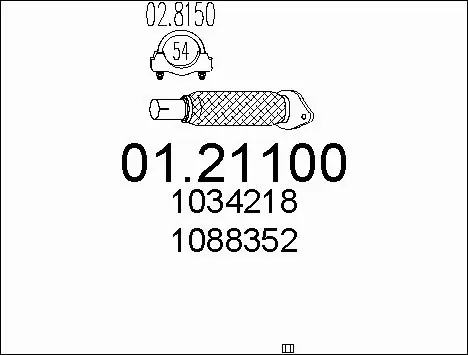 Exhaust Pipe (01.21100)