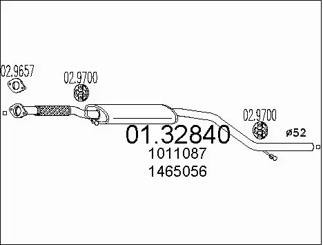 Centre Muffler (01.32840)