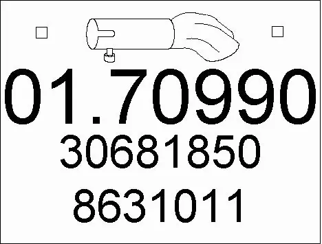 Exhaust Pipe (01.70990)
