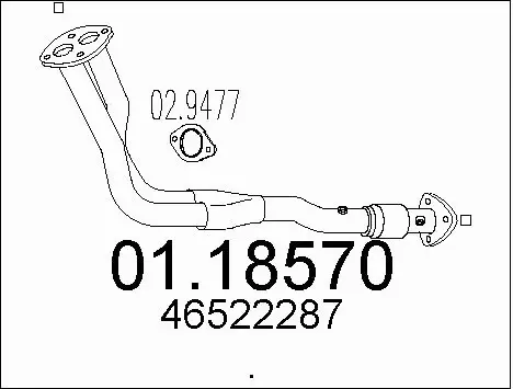 Exhaust Pipe (01.18570)