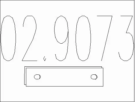 Rubber Buffer, muffler (02.9073)