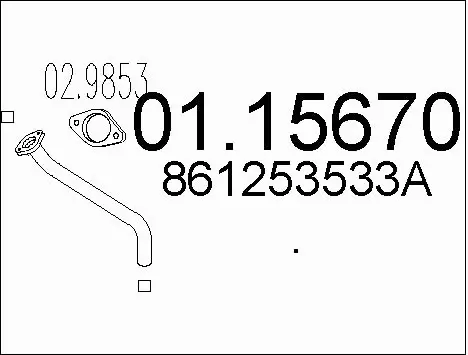 Exhaust Pipe (01.15670)