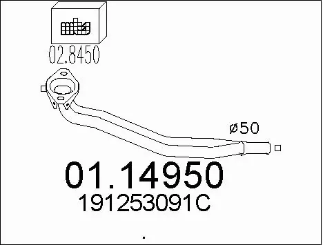 Exhaust Pipe (01.14950)