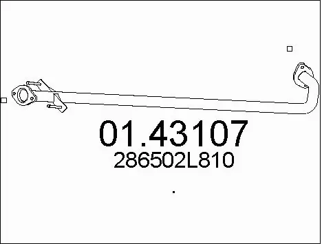 Exhaust Pipe (01.43107)