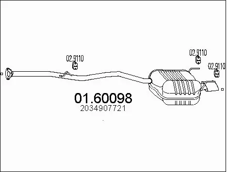 Rear Muffler (01.60098)