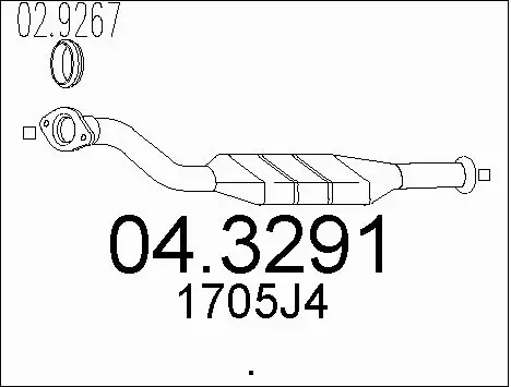 Catalytic Converter (04.3291)