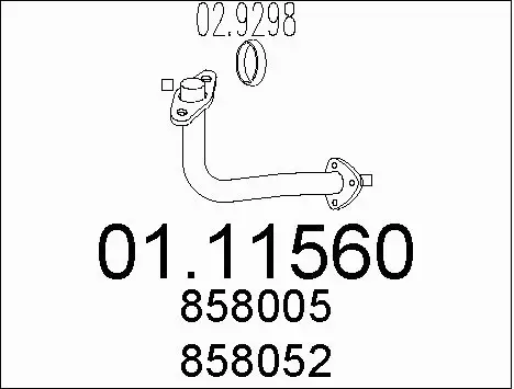 Exhaust Pipe (01.11560)