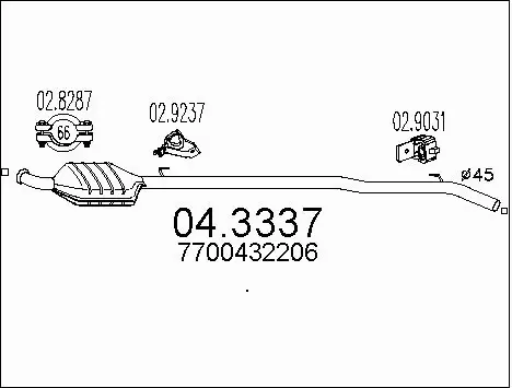 Catalytic Converter (04.3337)