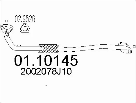 Exhaust Pipe (01.10145)