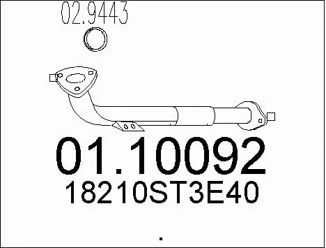 Exhaust Pipe (01.10092)