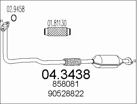Catalytic Converter (04.3438)