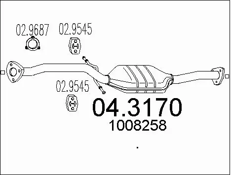 Catalytic Converter (04.3170)
