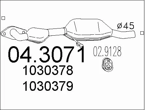 Catalytic Converter (04.3071)