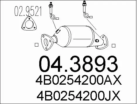 Catalytic Converter (04.3893)