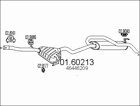 Rear Muffler (01.60213)