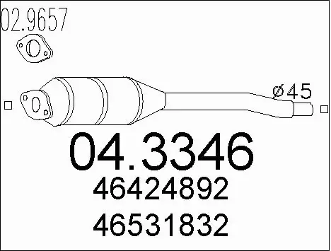 Catalytic Converter (04.3346)