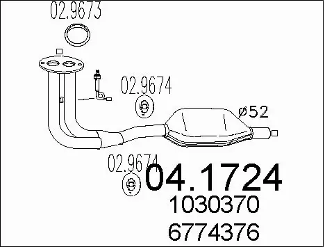 Catalytic Converter (04.1724)