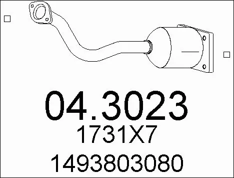 Catalytic Converter (04.3023)