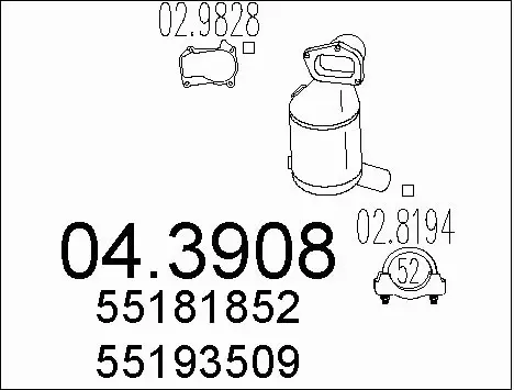 Catalytic Converter (04.3908)