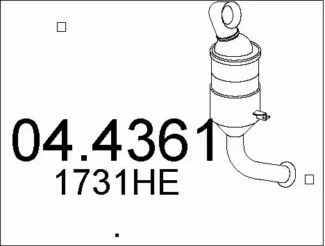Catalytic Converter (04.4361)