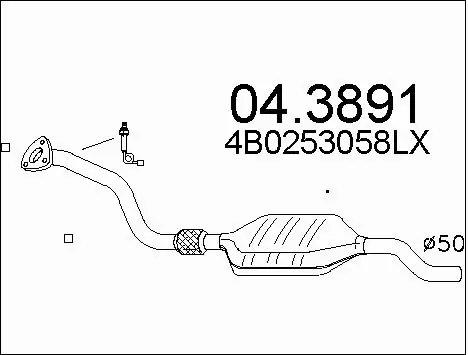 Catalytic Converter (04.3891)