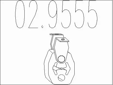 Rubber Buffer, muffler (02.9555)