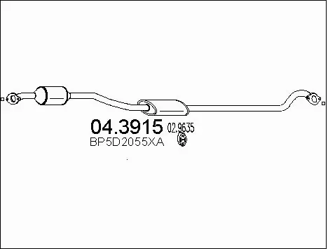Catalytic Converter (04.3915)