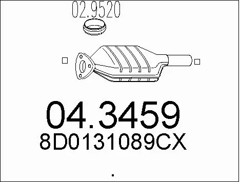 Catalytic Converter (04.3459)