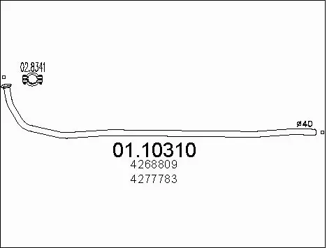 Exhaust Pipe (01.10310)