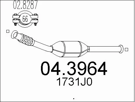 Catalytic Converter (04.3964)