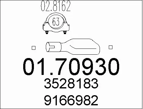 Exhaust Pipe (01.70930)