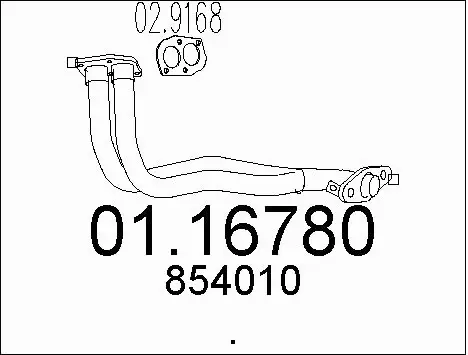 Exhaust Pipe (01.16780)