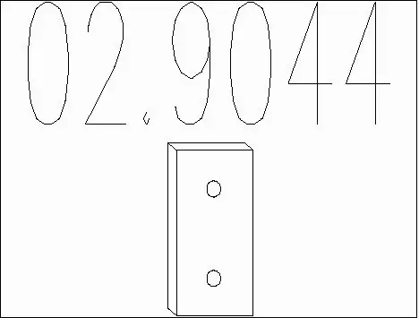 Rubber Buffer, muffler (02.9044)