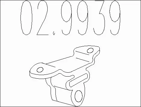 Rubber Buffer, muffler (02.9939)