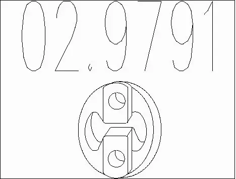 Rubber Buffer, muffler (02.9791)