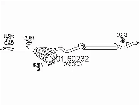 Rear Muffler (01.60232)