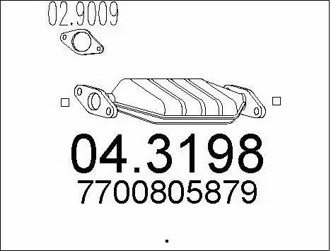 Catalytic Converter (04.3198)