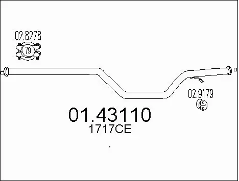 Exhaust Pipe (01.43110)
