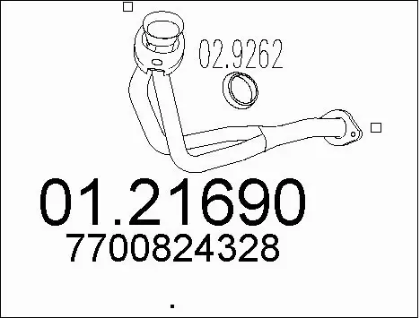 Exhaust Pipe (01.21690)