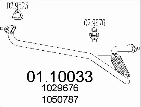Exhaust Pipe (01.10033)